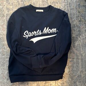 Favorite Daughter Navy Sports Mom Sweatshirt